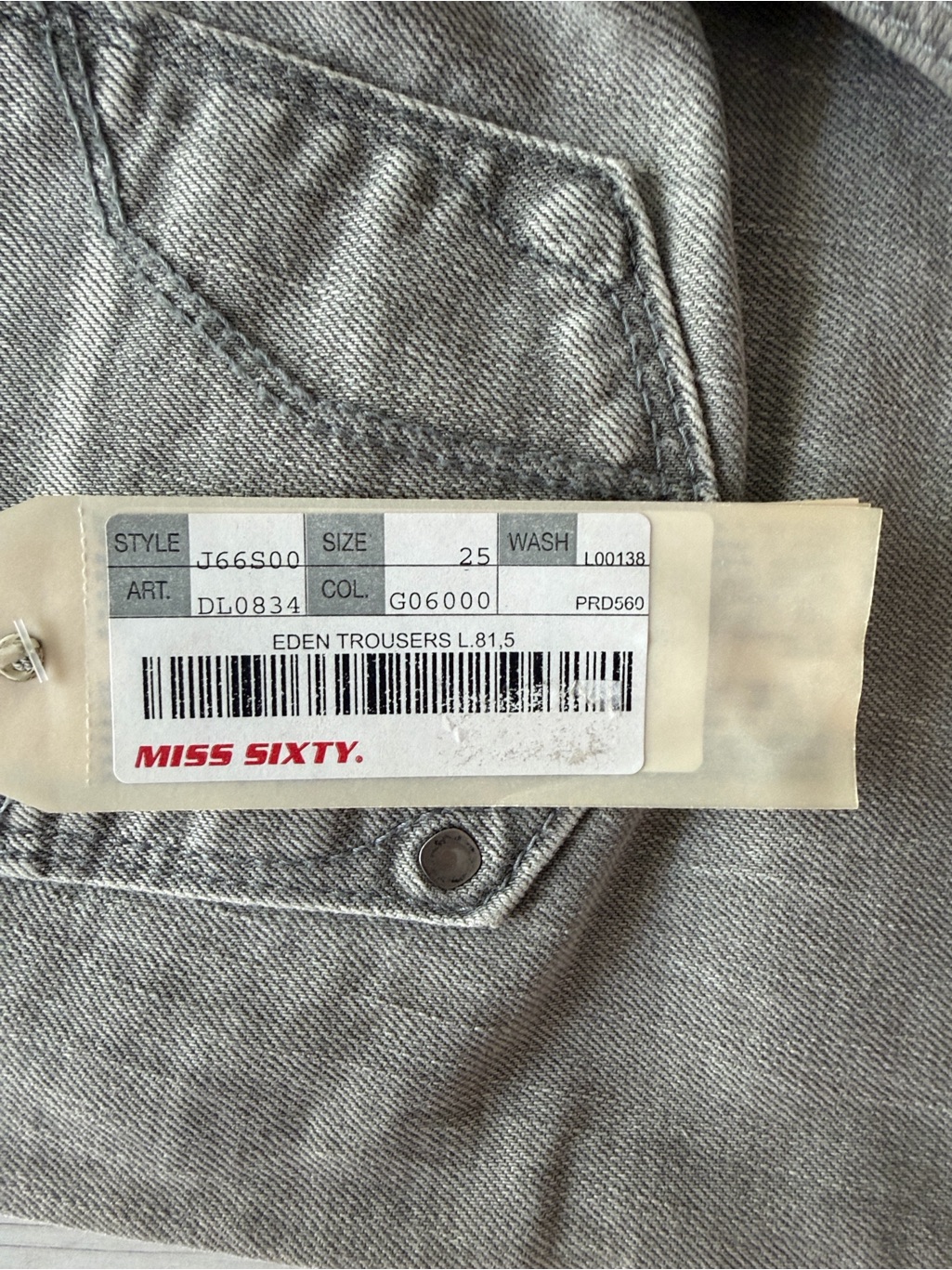 Miss Sixty Classic Eden Jeans In Size 25 — image 7 of 8
